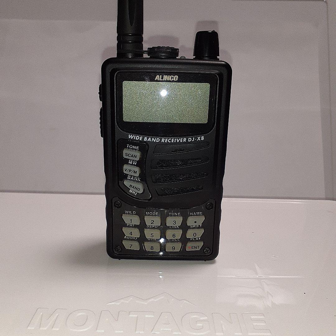 ALINCO DJ-X8 ワイドバンド受信機+別売アクセサリーセット超美品です