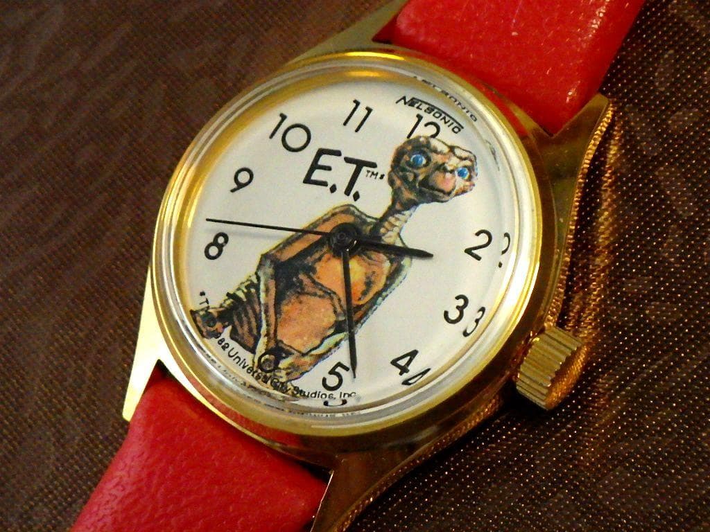激レア★未使用★1982年 E.T. ヴィンテージ 手巻き腕時計【稼働品】映画