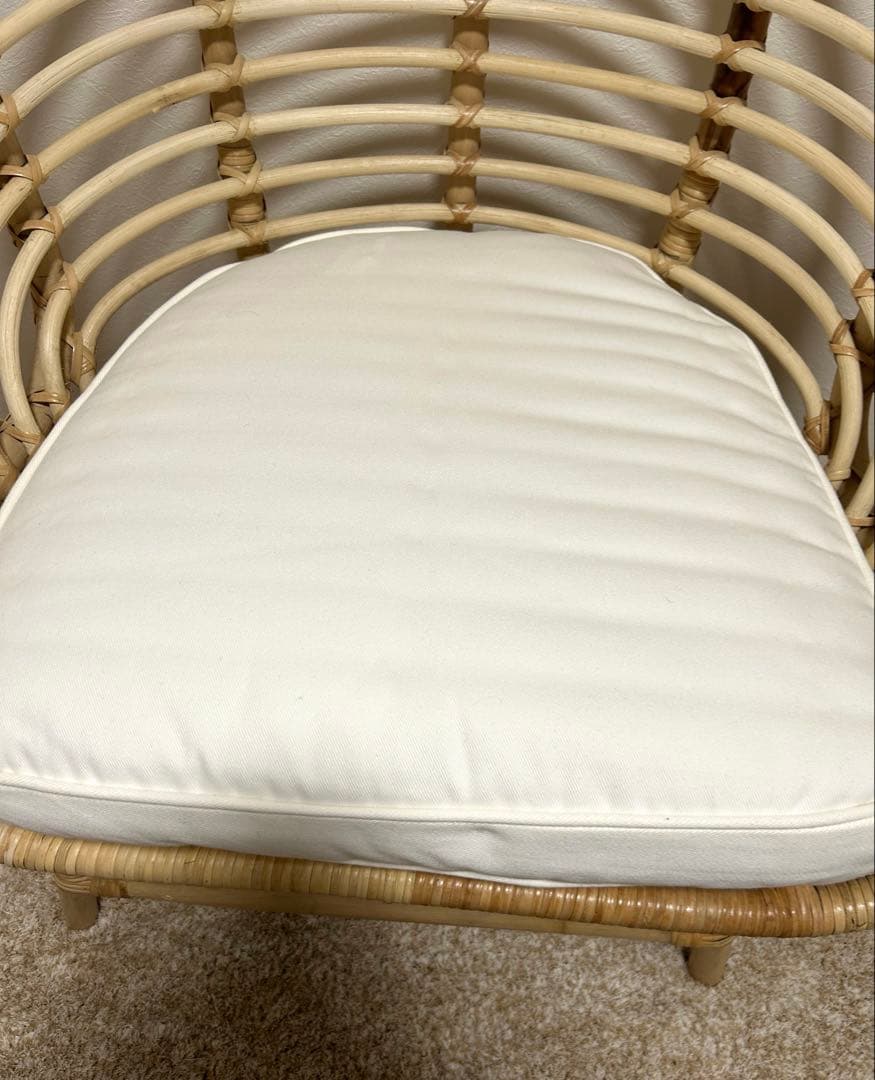 美品】IKEA BUSKBO ブスクボー パーソナルチェア クッション付き