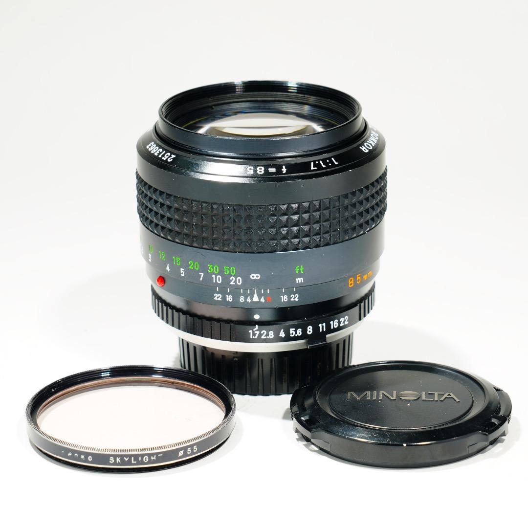 【極美品】ミノルタ MC-ROKKOR PF 85mm F1.7 後 663 Yahoo!オークション -「mc rokkor 85mm 1.7」の落札相場・落札価格