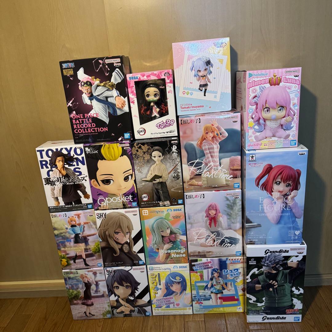 新品 フィギュア 18点 まとめ売り ワンピース 推しの子 ナルト 鬼滅の刃