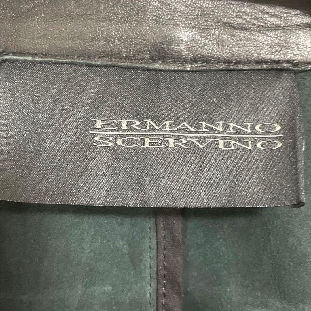 ERMANNO SCERVINO レザージャケット 50 L 黒 本革 - メルカリ