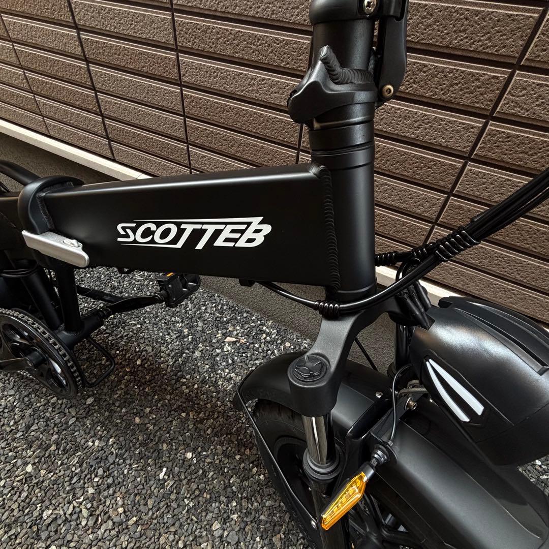 SCOTTEB 電動アシスト自転車 ブラック - メルカリ