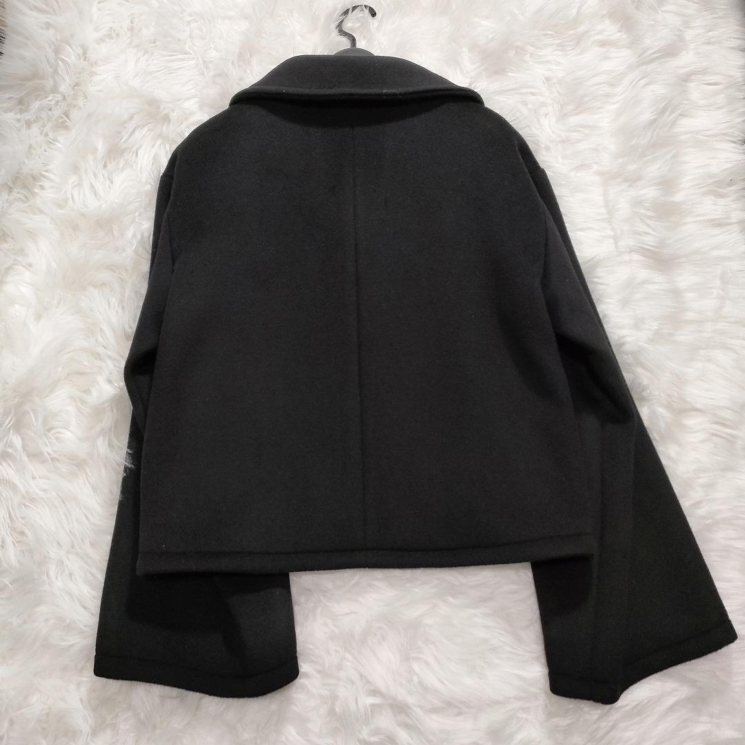未使用☆和田颯 how Melton Coat Black 002 Da-iCE