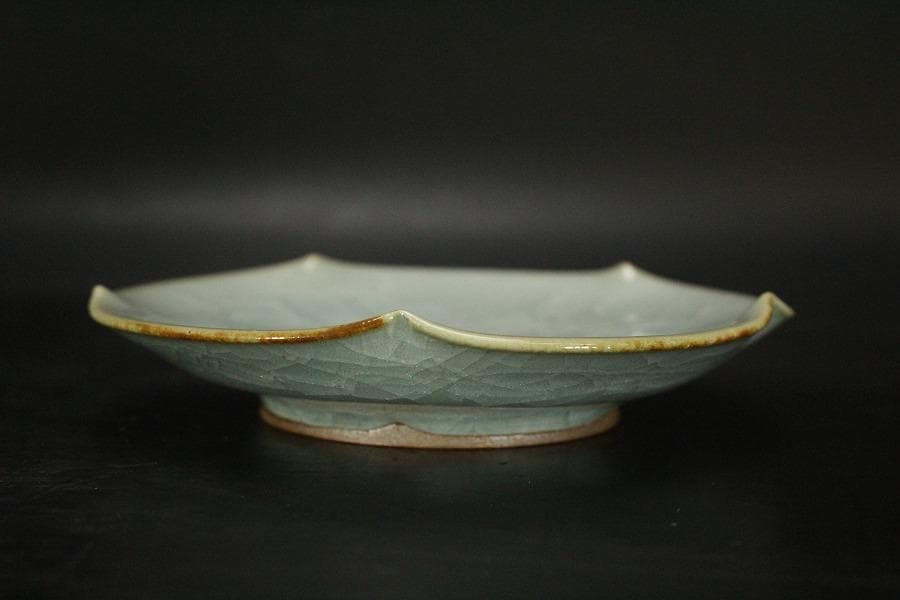 青磁 銘々皿 5枚セット 亀甲貫 在銘 作家物 共箱 未使用 742 - メルカリ