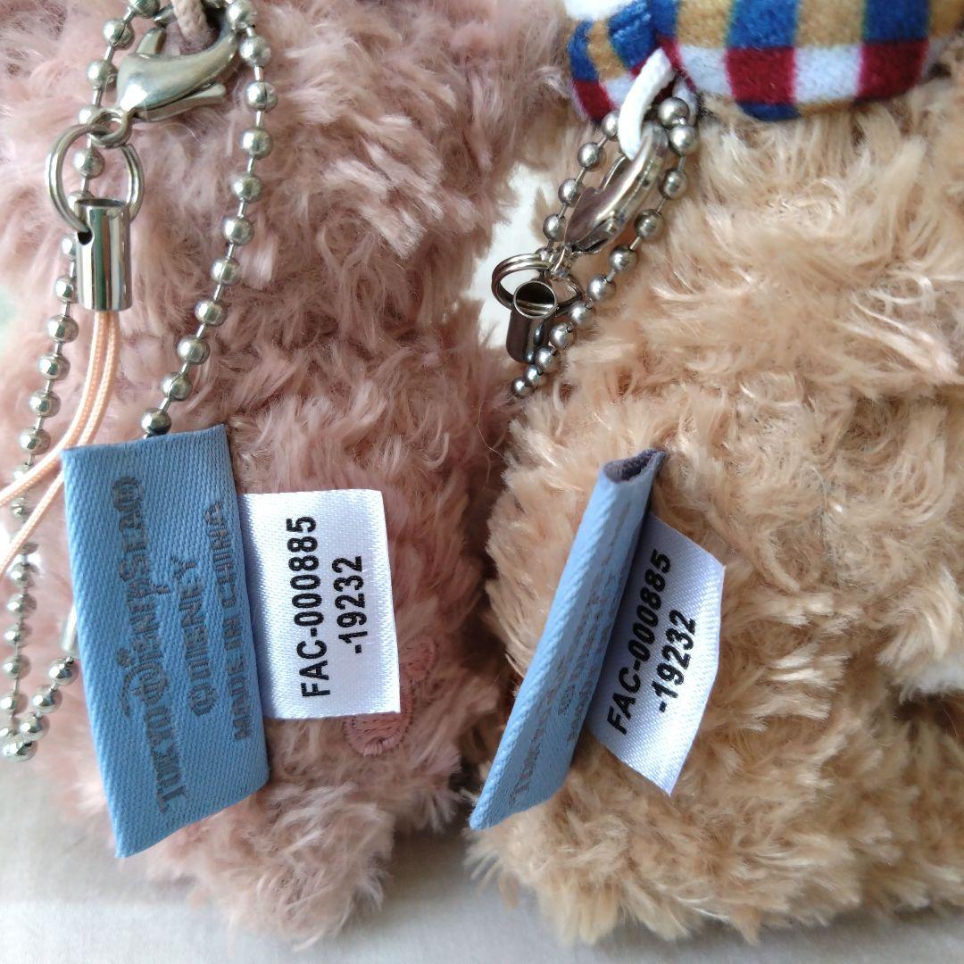 ダッフィー シェリーメイ ウィンターホリデー ぬいぐるみストラップ