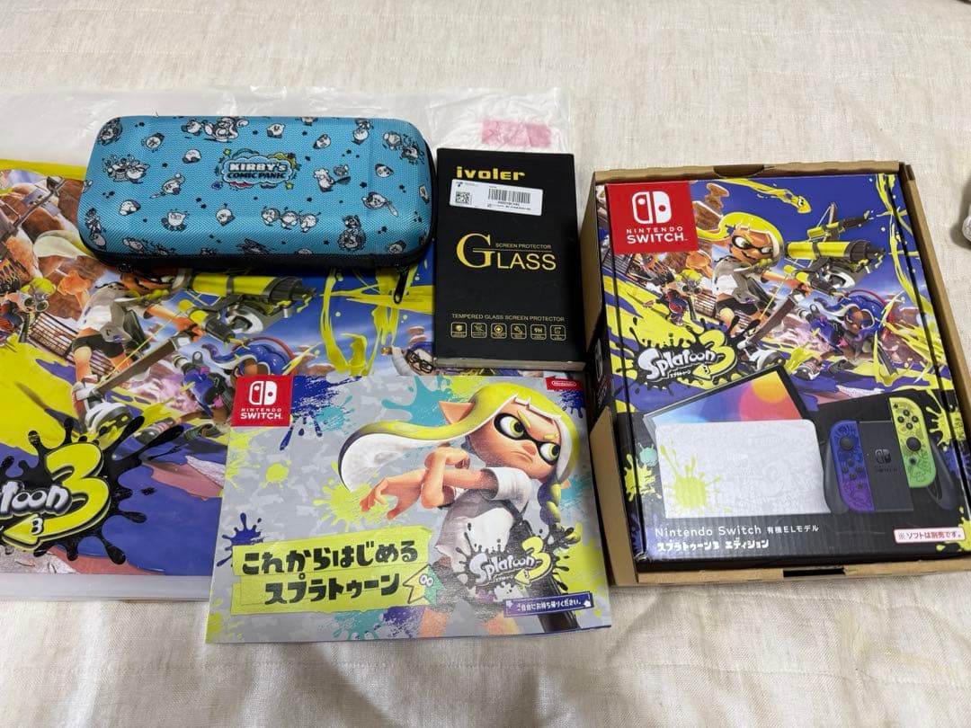 【限定】Nintendo Switch 有機EL スプラトゥーン3エディション Amazon.co.jp: Nintendo Switch（有機ELモデル） スプラトゥーン3