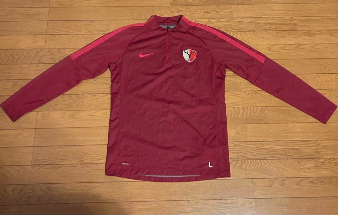 【希少】鹿島アントラーズ　支給品　トレーニングウェア　長袖ピステ　Lサイズ柴崎岳 NIKE 鹿島アントラーズ 2023 ユニフォーム ホーム 半袖 レプリカ #20