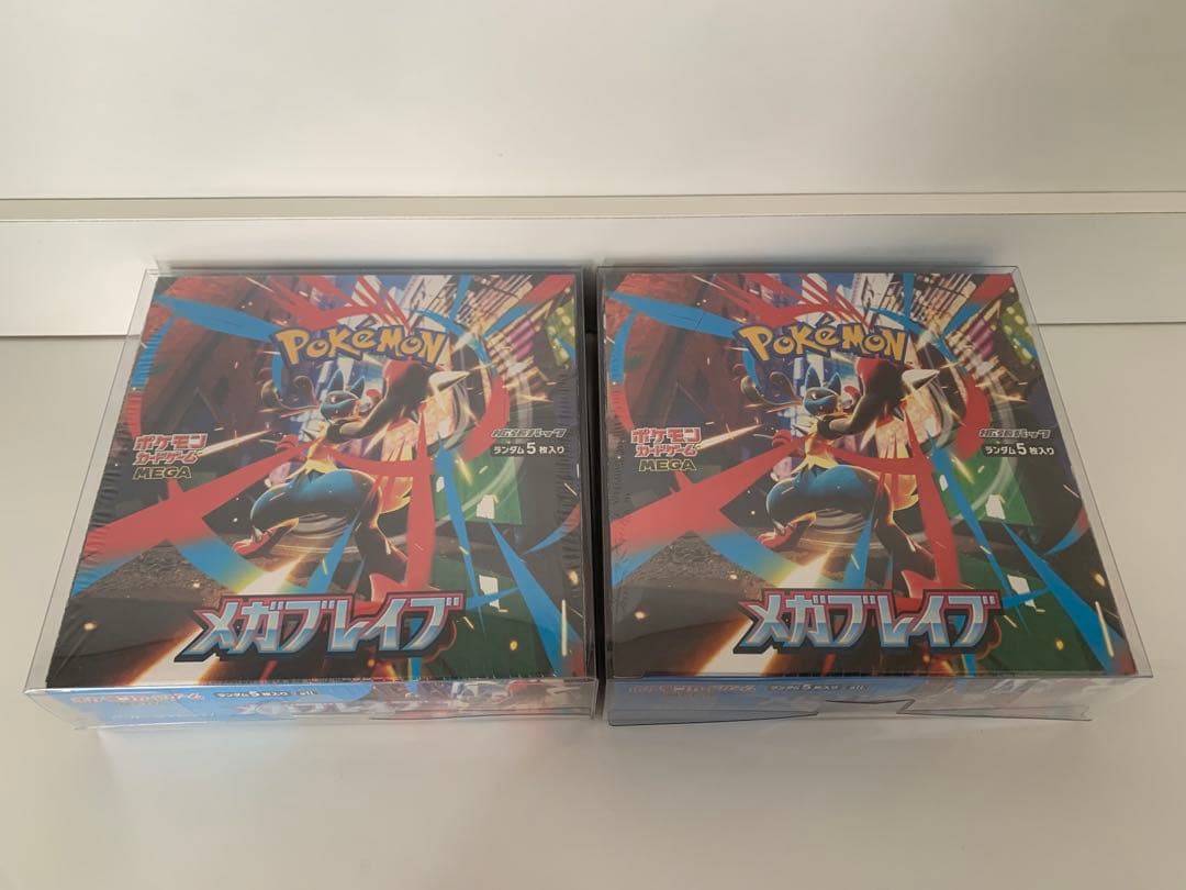ポケモンカード　シュリンク付きBOX まとめ売り　ロケット団の栄光　メガブレイブ