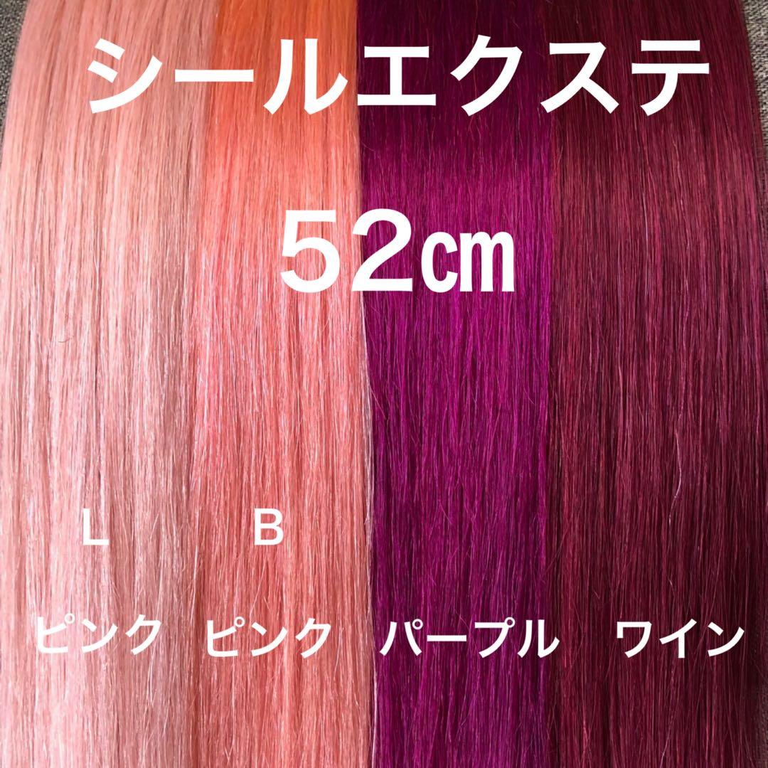 シールエクステ メッシュカラー　ロングストレート 楽天市場】エクステ シールエクステ 人毛【ノーマル色 40本分 20シート