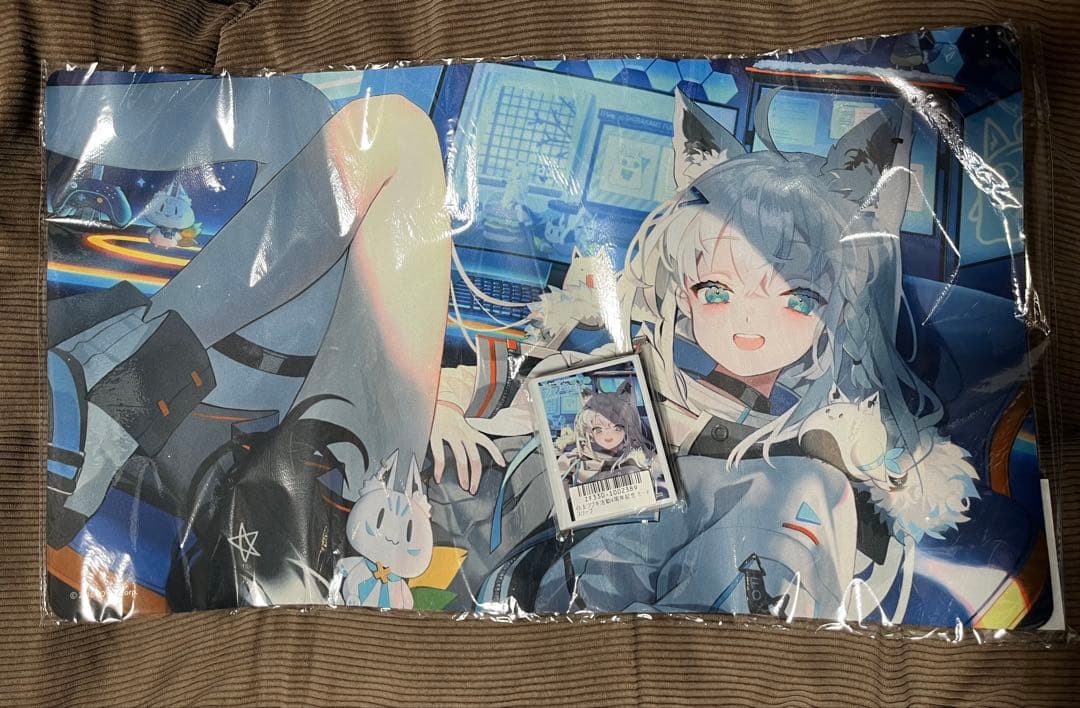 ホロライブ 白上フブキ スリーブ ラバーマット - メルカリ