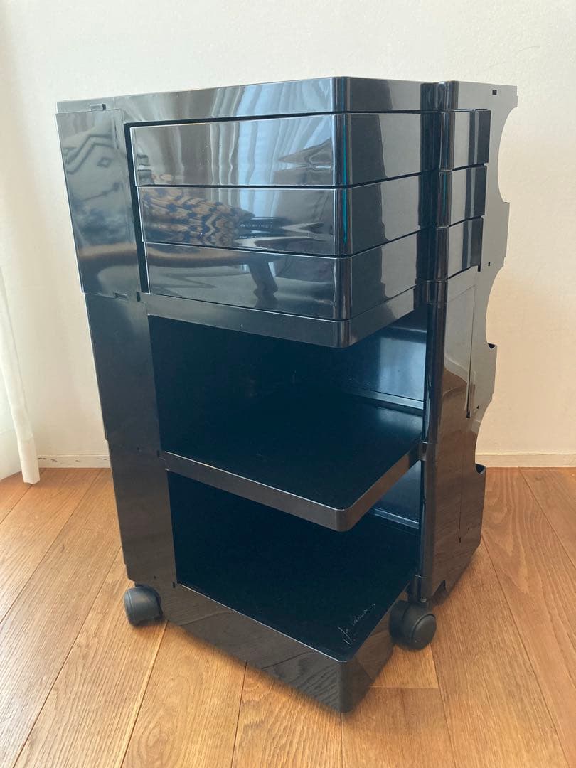 B-LINE ボビーワゴン 3段3トレイ ブラック 楽天市場】ボビーワゴン 3段 3トレイ ビーライン B-LINE BobyWagon