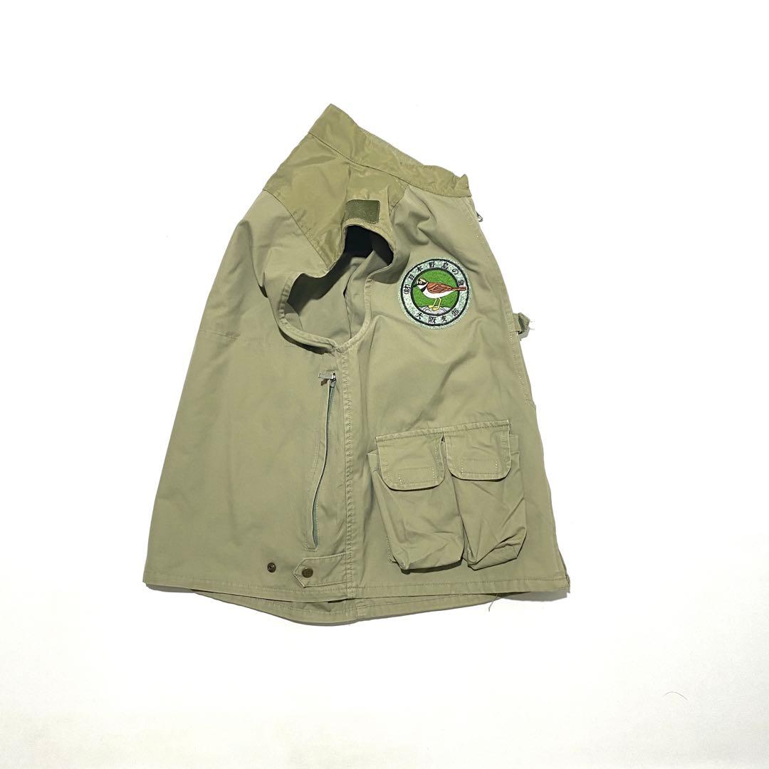 タラスブルバ/日本野鳥の会 フィッシングベスト ユーティリティ レア