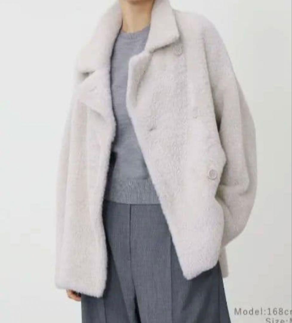 人気完売PLST フェザーヤーンニットコート03ライトグレー S - メルカリ