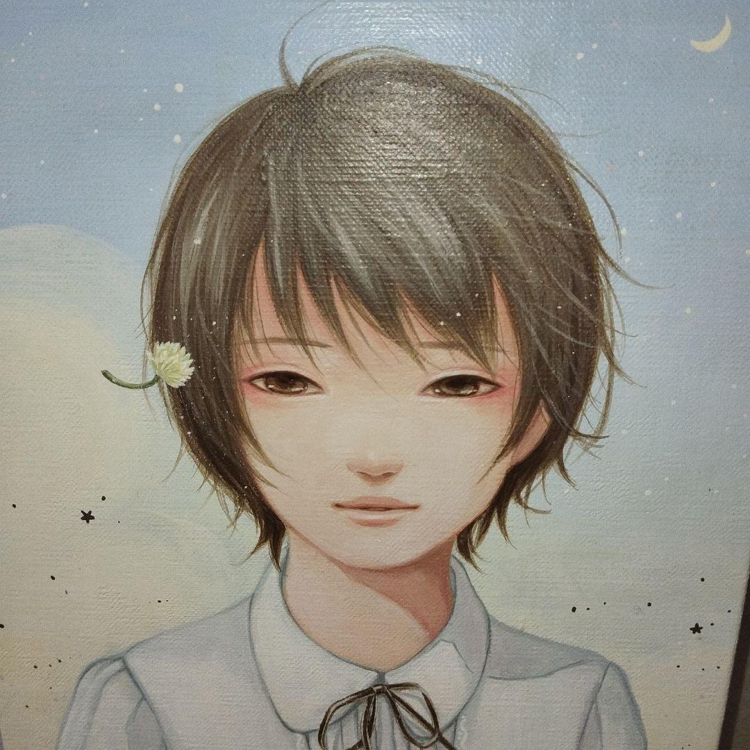 夕やけ宇宙 坂ノ咲由平 273×190mm アクリルガッシュ