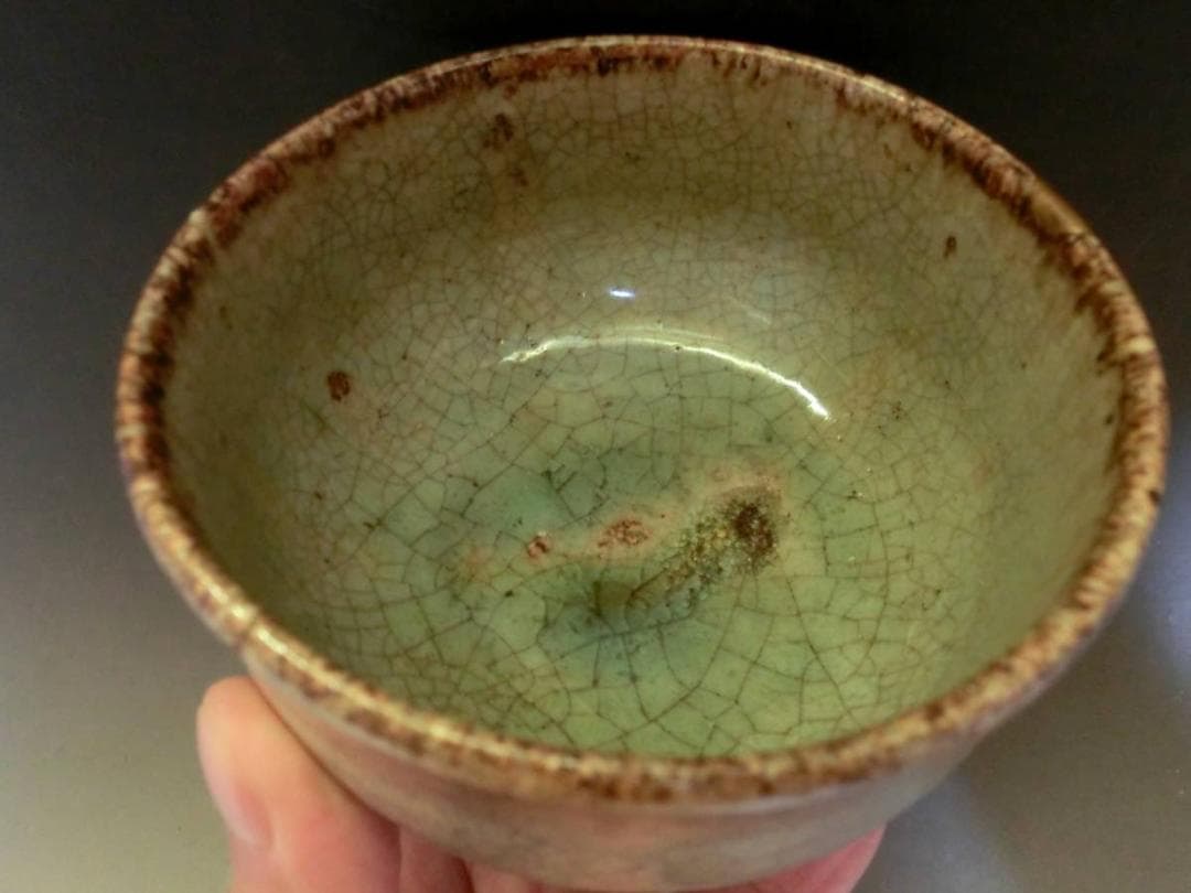 茶碗□高麗 時代物ぐい呑み 高麗茶碗 李朝 堅手茶碗酒器 古玩