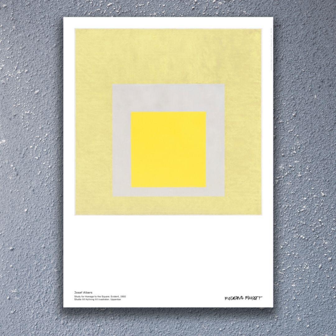 Josef Albers ジョセフ・アルバース 希少国内未入荷ポスター スウェーデン限定! Josef Albers 希少国内未入荷ポスター | 東京古着日