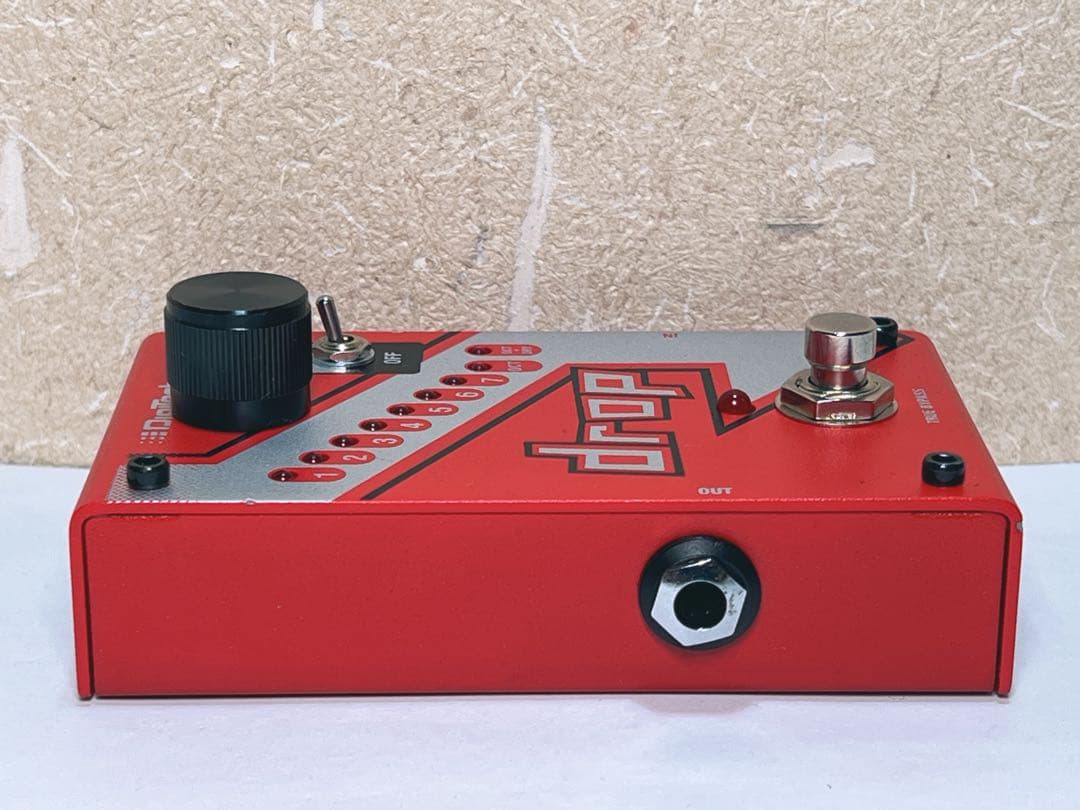 DigiTech drop ギターエフェクター 赤