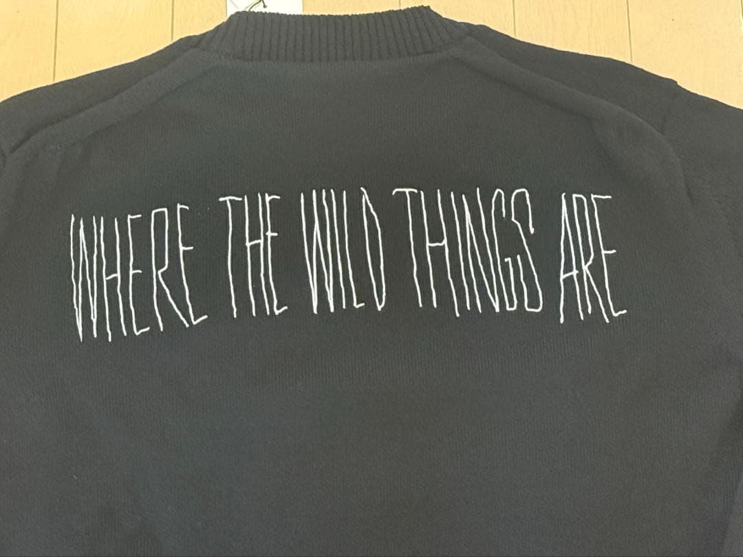 sacai 25aw かいじゅうたちのいるところ ニット 黒2 新品 サカイ