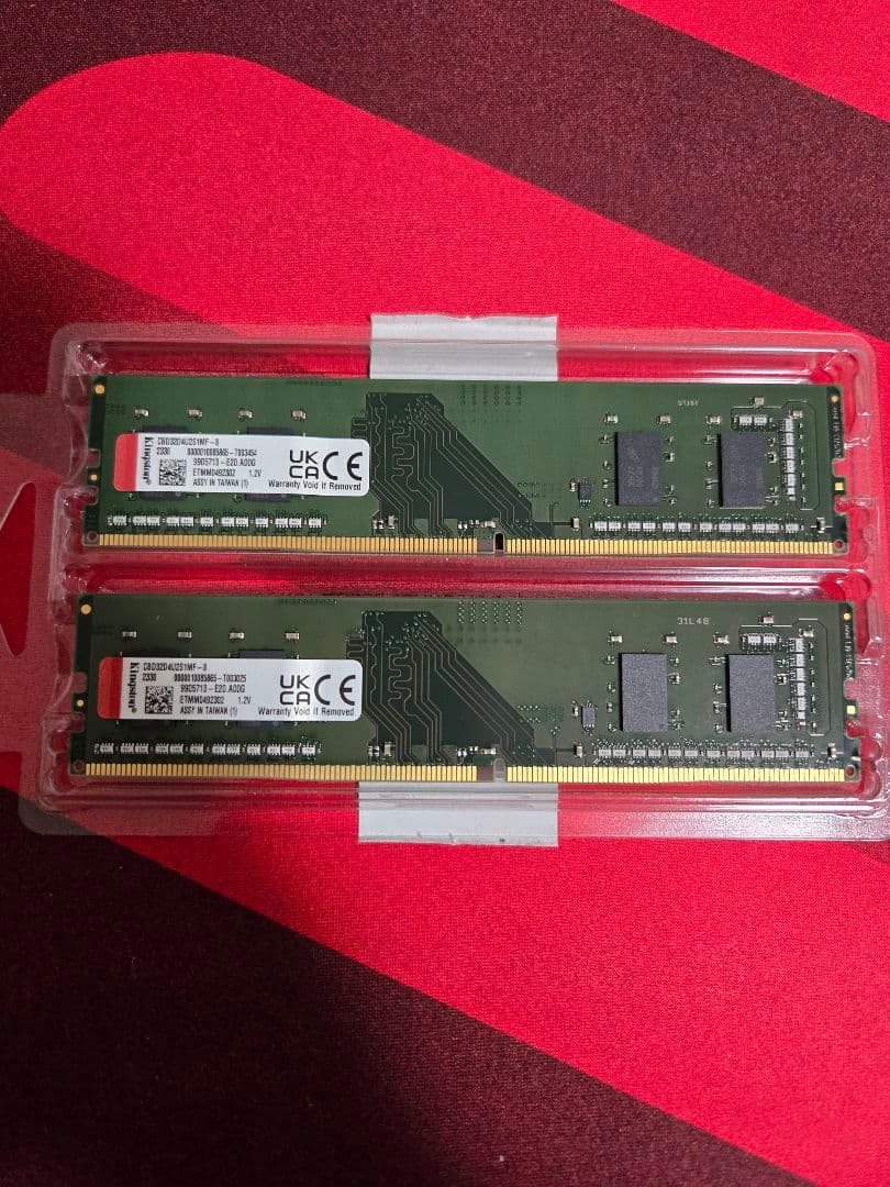 Kingston　16GB(8GB×2) PC4-25600　DDR4-3200 Amazon | キングストン Kingston デスクトップPC用メモリ 32GB 3200MHz