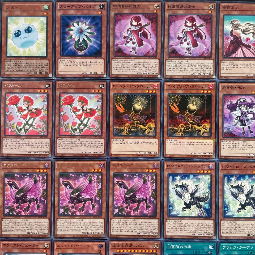 ローズドラゴン 本格構築済み デッキ 十六夜アキ 月華竜 ブラッドローズ 遊戯王