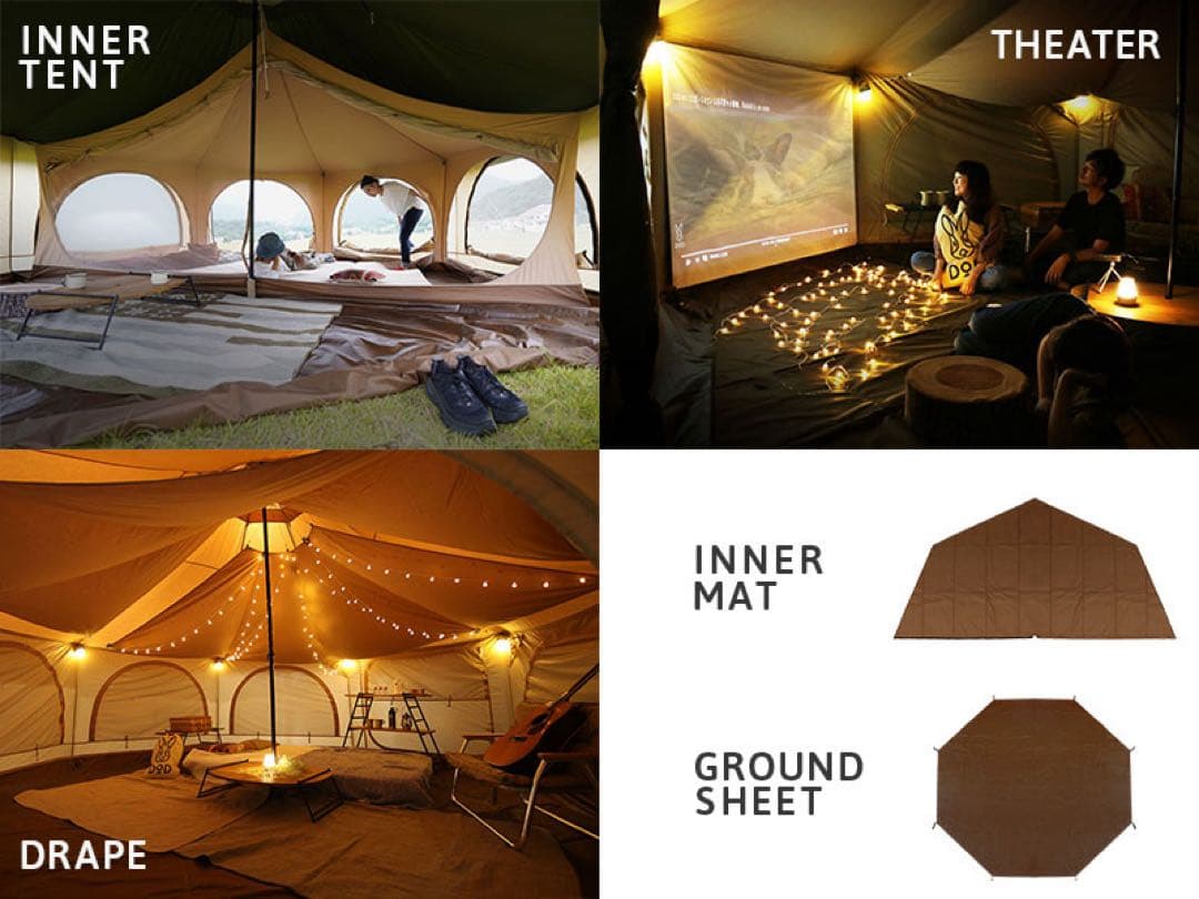 lychee222様専用)【メーカー保証あり】DOD タケノコテント2 - メルカリ