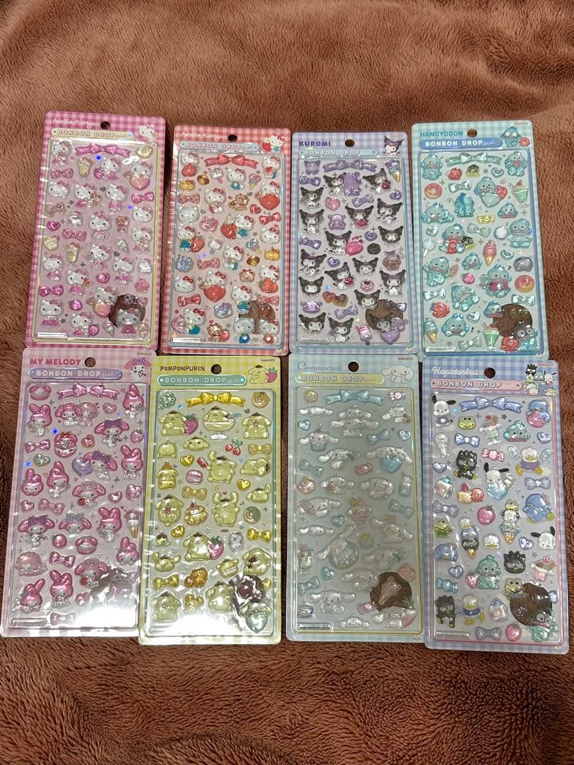 正規品 サンリオ 第二弾 大 ボンドロ ボンボンドロップシール 8枚セット最安値 楽天市場】【第二弾】サンスター文具 ボンボンドロップシール サンリオ