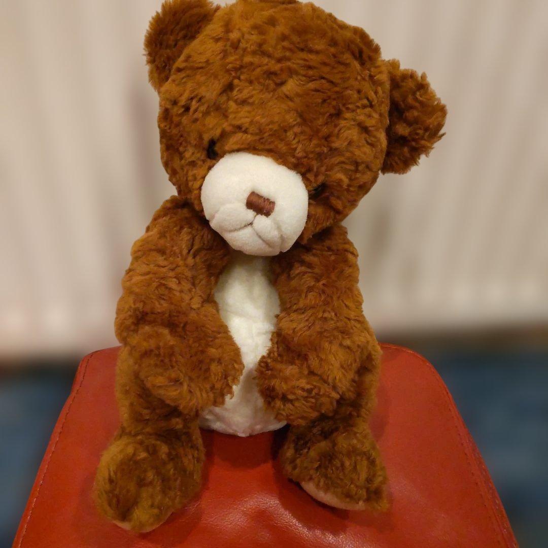 三英　レトロ　くま　くたくた　ぬいぐるみ　　親子セット