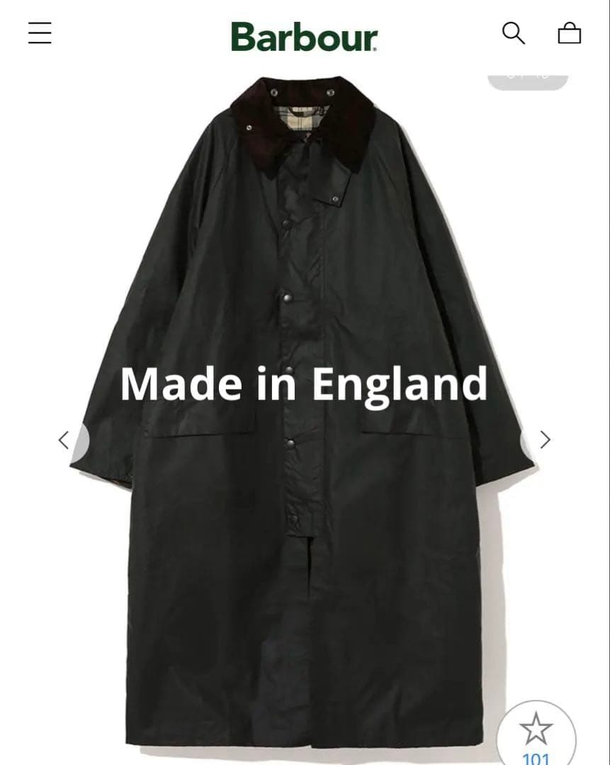 Barbour BURGHLEY ワックス コットン ロング コート BURGHLEY / バーレー】ワックス コットン ロング コート （ オーバー