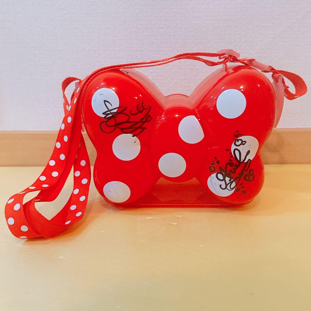 サイン入り】ミニーちゃんのリボン ポップコーンバケット - メルカリ