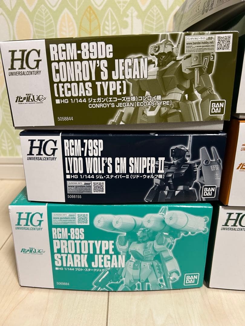 HGUC 1/144 RGM-89S プロト・スタークジェガン　他　7点セット