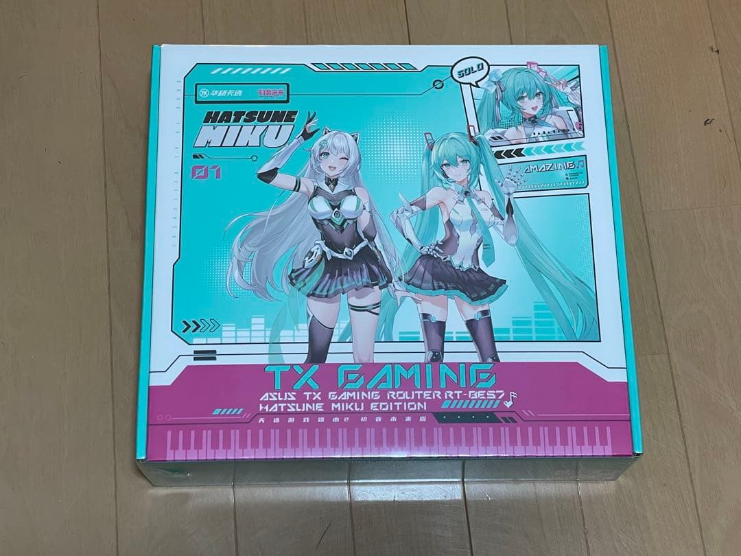 ASUS ゲーミングルーター RT-BE57 初音ミク　初音未来 ASUS ゲーミングルーター RT-BE57 初音ミク 初音未来 ASUS ゲーミング