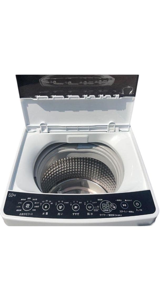 ハイアール5.5kg 洗濯機JW-C55D-K 2021年製 - メルカリ