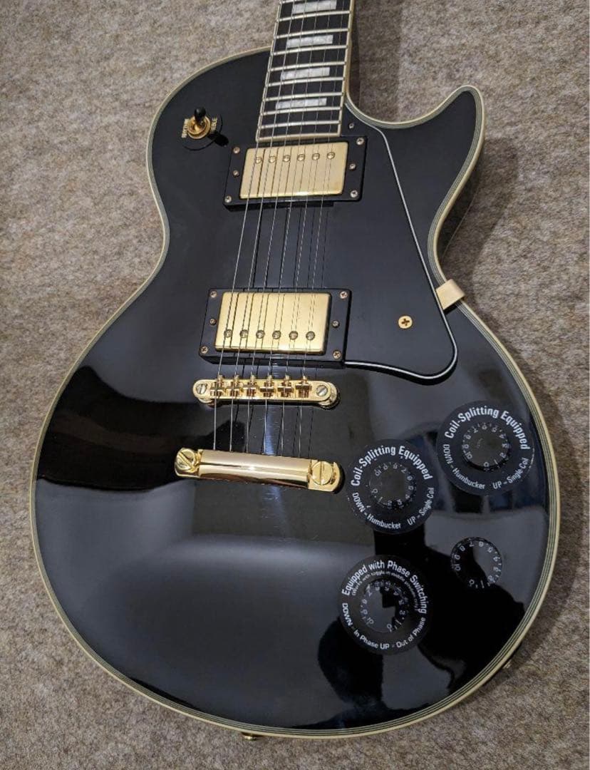 epiphone エピフォン　レスポールカスタムPro 2018 エボニー指板 epiphone エピフォン レスポールカスタムPro 2018 エボニー指板 - メルカリ