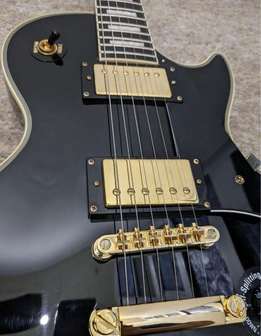 epiphone エピフォン レスポールカスタムPro 2018 エボニー指板 - メルカリ