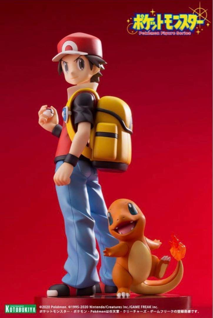【未開封】ARTFX J 『ポケットモンスター』シリーズ レッドwithヒトカゲ 完全版のようなヒトカゲ🔥】ARTFX J 『ポケットモンスター』シリーズ