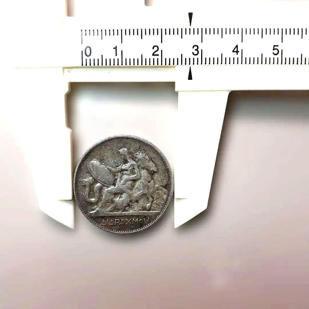 アンティーク銀貨】 1911年·ギリシャ 2ドラクマ銀貨 (極希少) - メルカリ