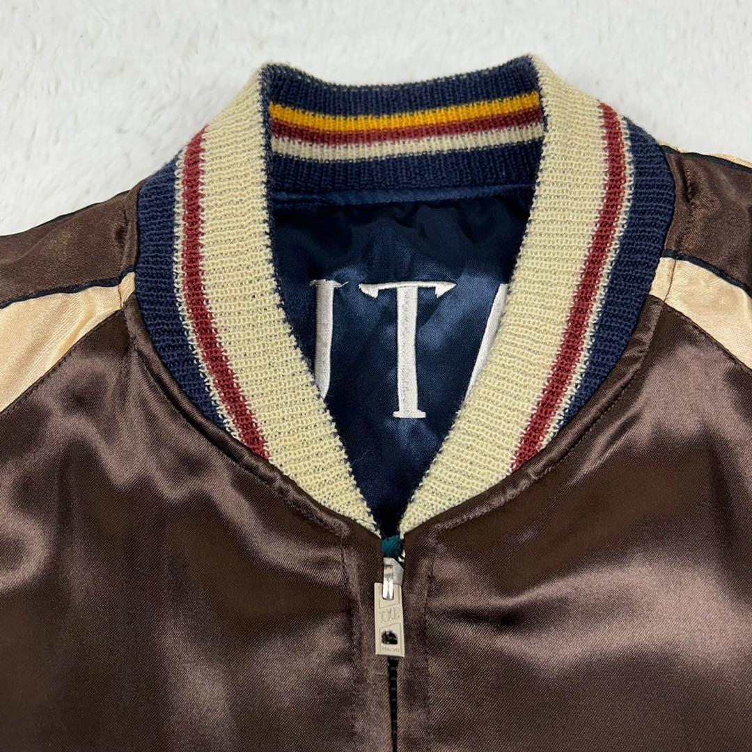 入手困難 TAILOR東洋 リバーシブル スカジャン 刺繍 エイリアン 鷹