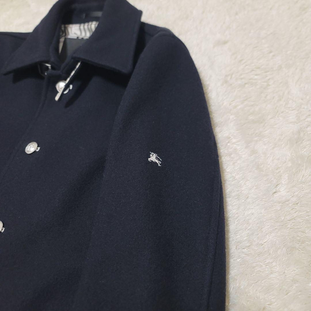 極美品✨バーバリーブラックレーベル マリンコート ロング ノバ