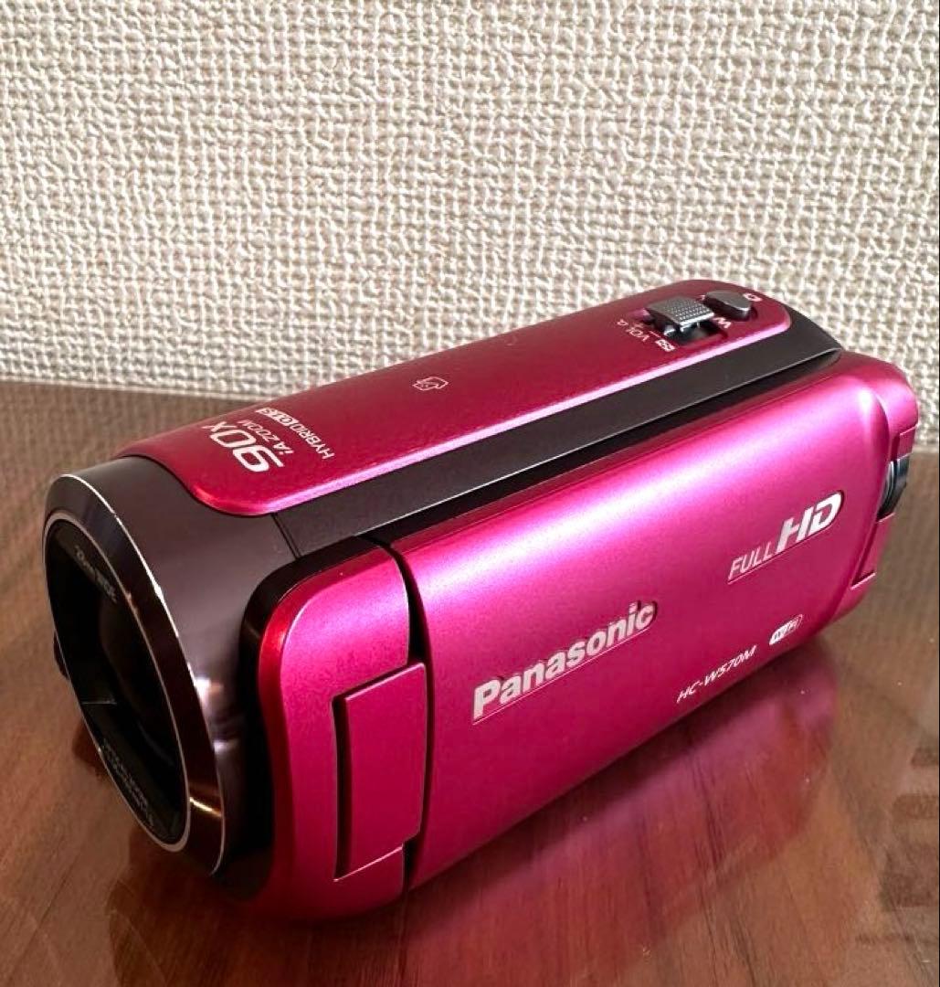 【かつどん】★美品★Panasonic HC-WS70M ピンク Amazon.co.jp: パナソニック HDビデオカメラ W570M ワイプ撮り 90倍
