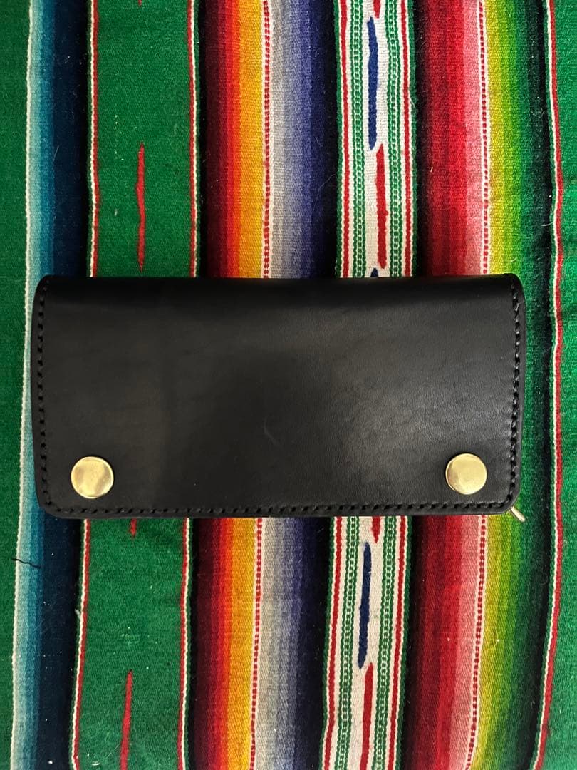 トラッカーウォレット Mサイズ 真鍮カスタム