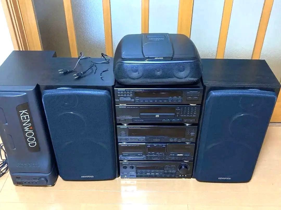 稀有な逸品】バブル期の贅沢コンポ KENWOOD【ROXY-J5】 - メルカリ