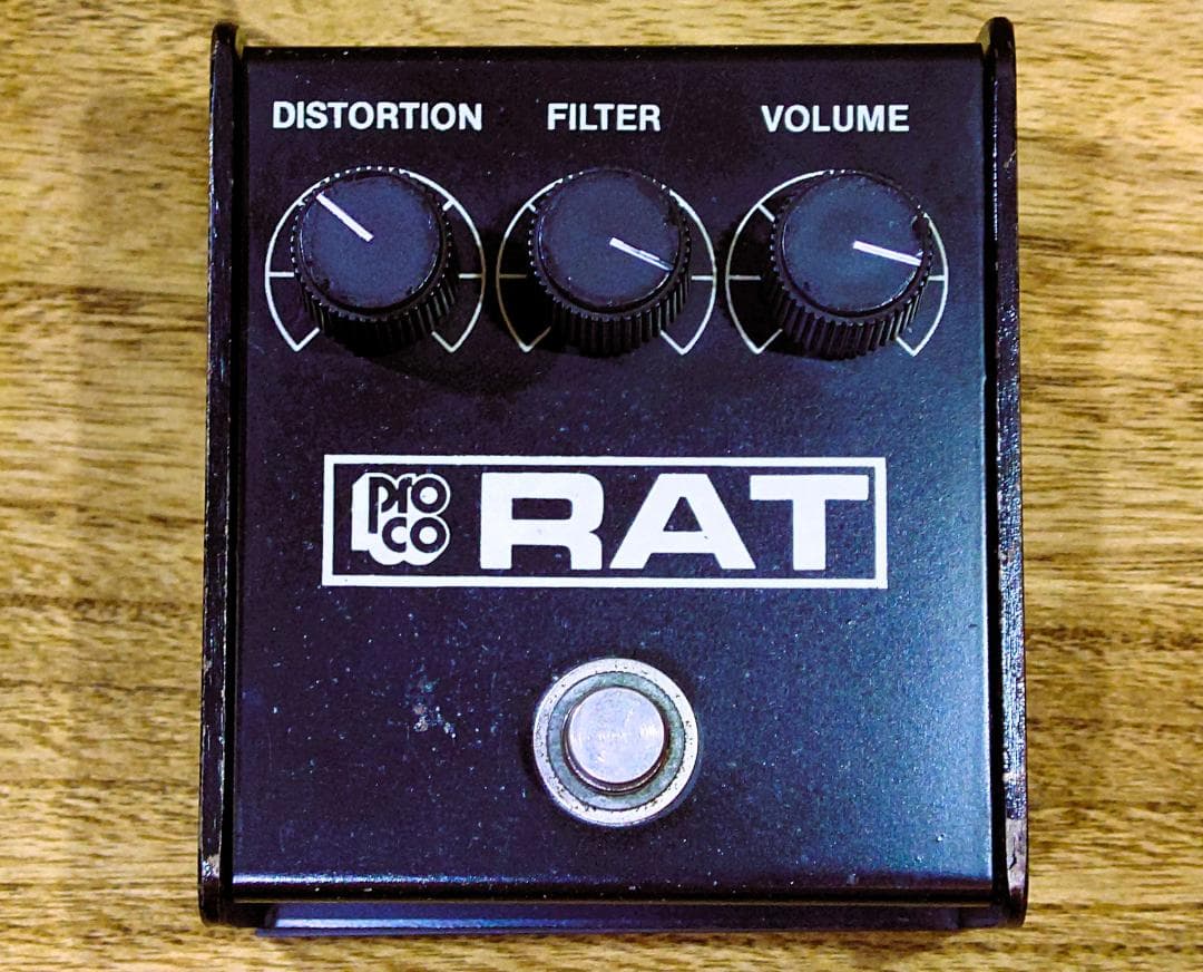 Pro Co RAT1 1988 USAビンテージ ディストーション PROCO RATをレビュー！年代別の見分け方とサウンドを比較してみた