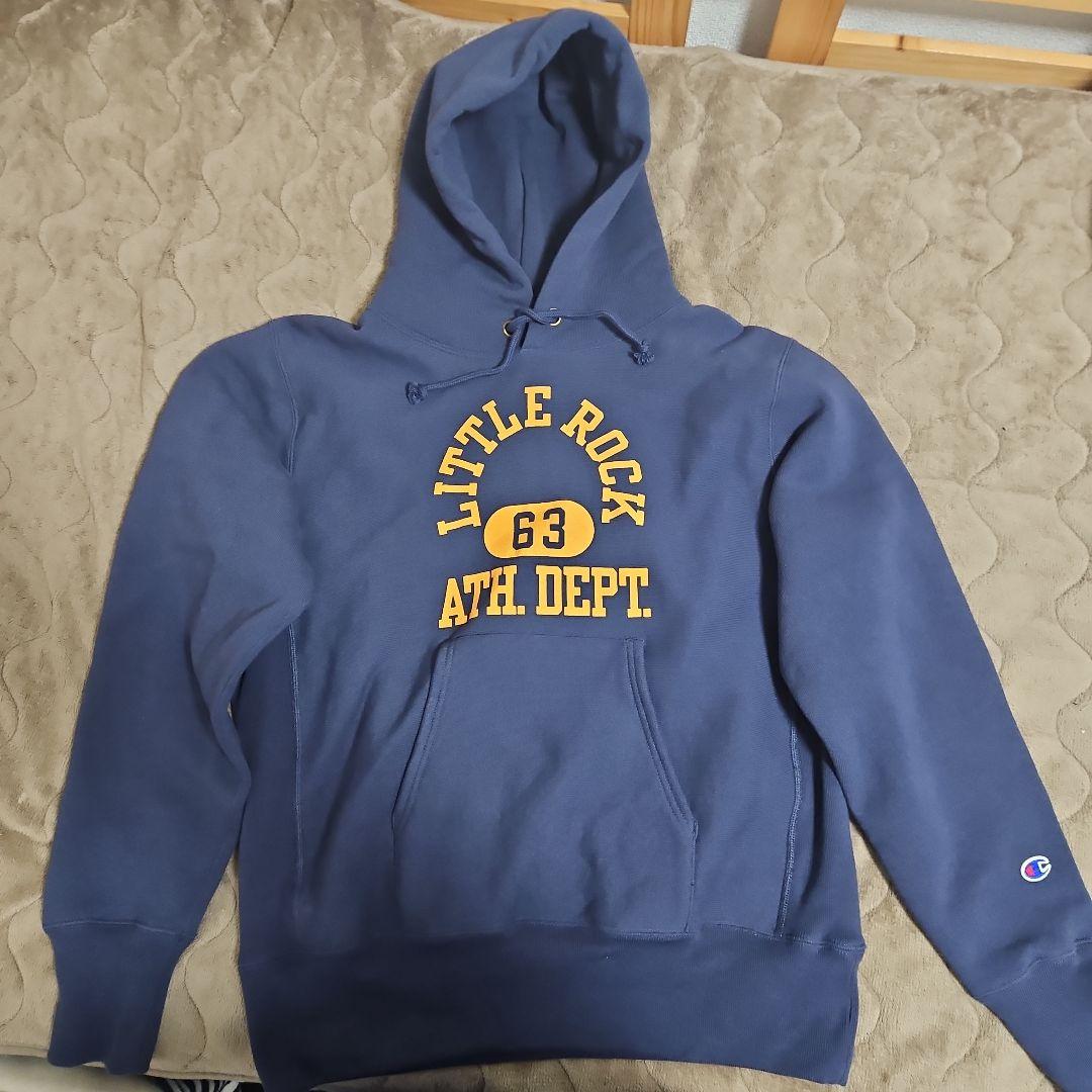 Champion Reverse Weave パーカー L ネイビー Champion(チャンピオン)】12oz REVERSE WEAVE PULLOVER HOODIE