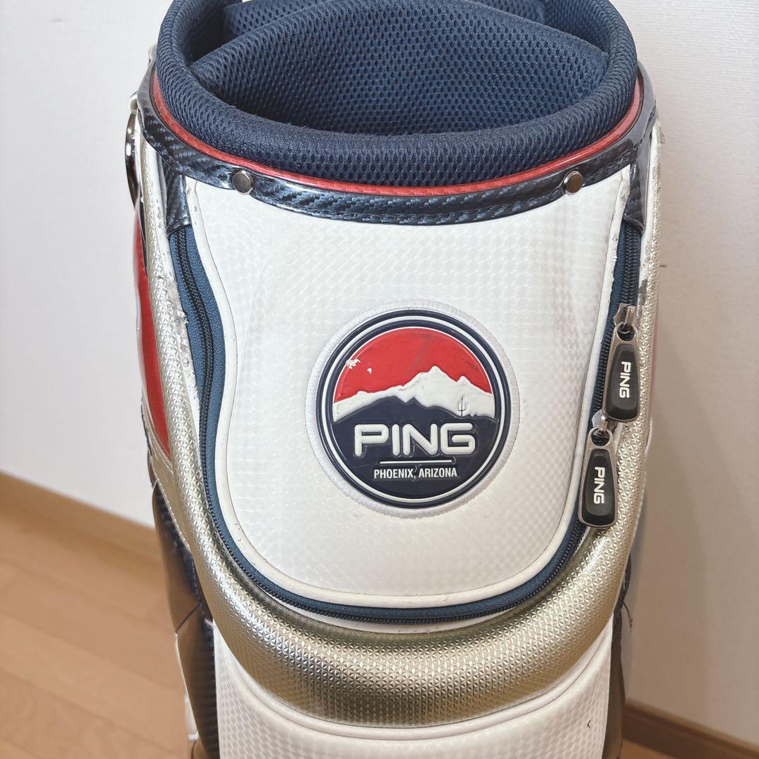 K387 MR.PING キャディバッグ KARSTEN 3点式フード無し