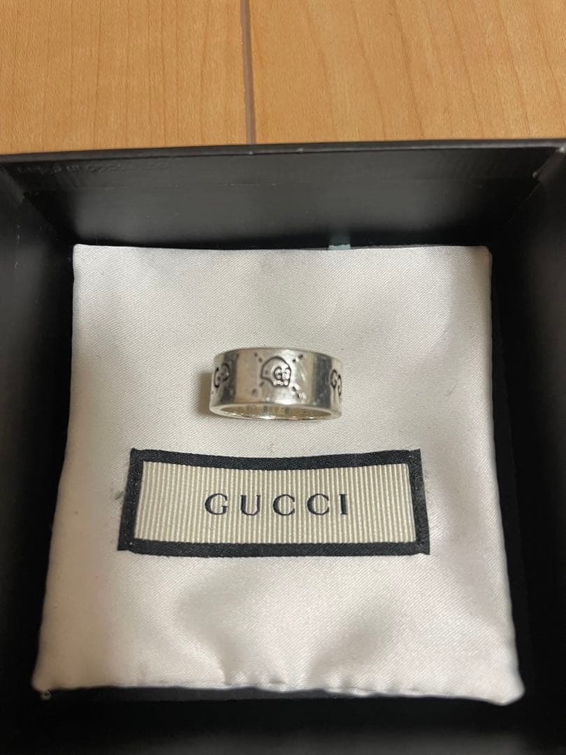 GUCCI ゴーストシルバーリング　17号 GUCCI（グッチ） 指輪 メンズ 正規品 シルバーアクセサリー リング