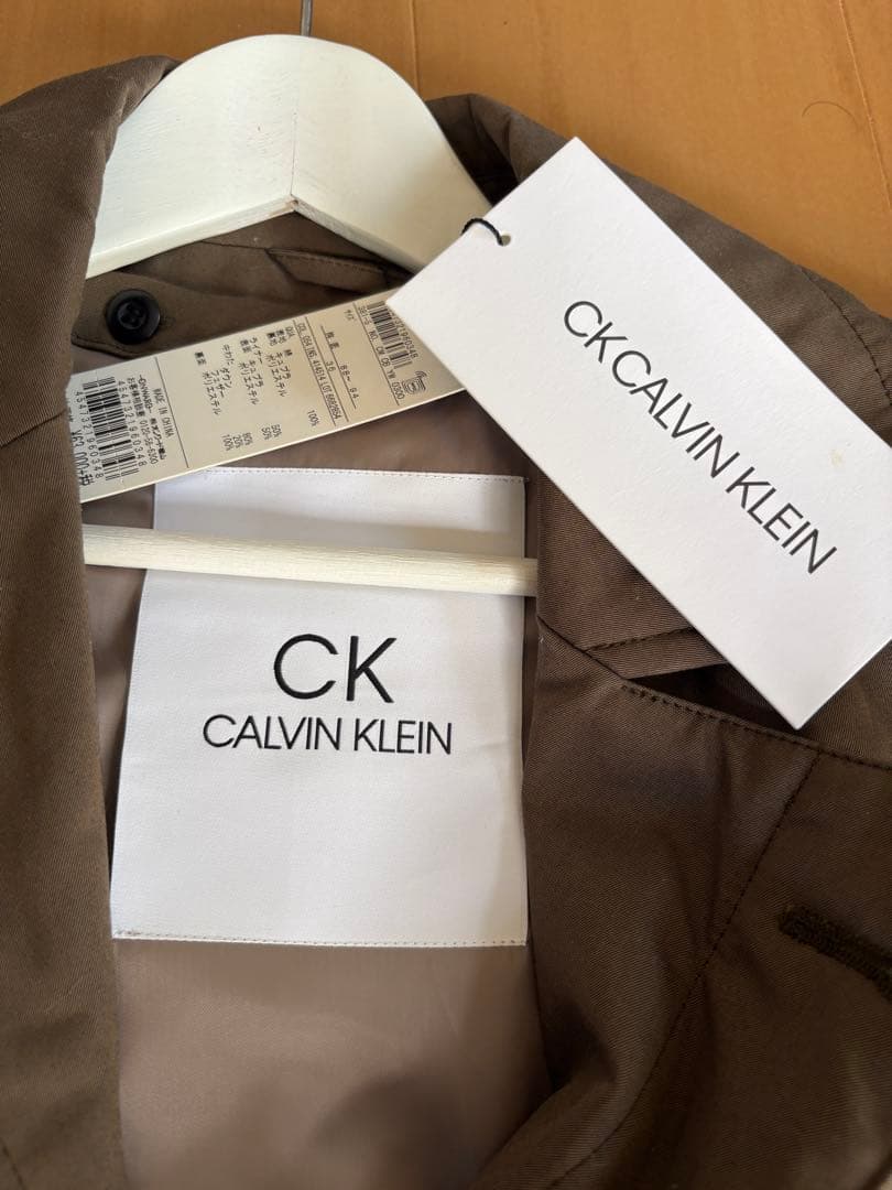 新品 定価63,000円カルバンクライン オンワード製バルマカーンコート