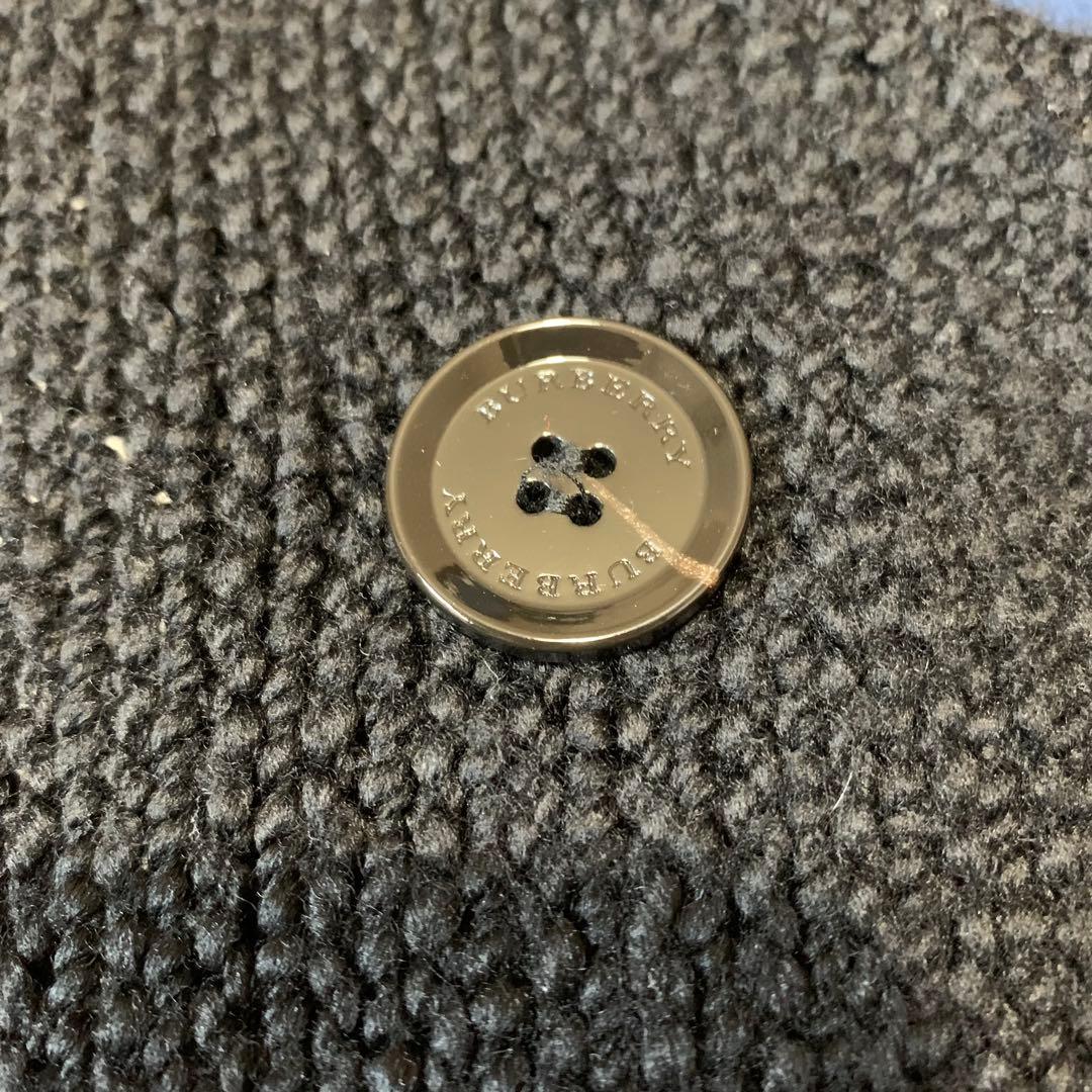 《古着》　Burberry London バーバリーロンドン　ニットコート　黒色