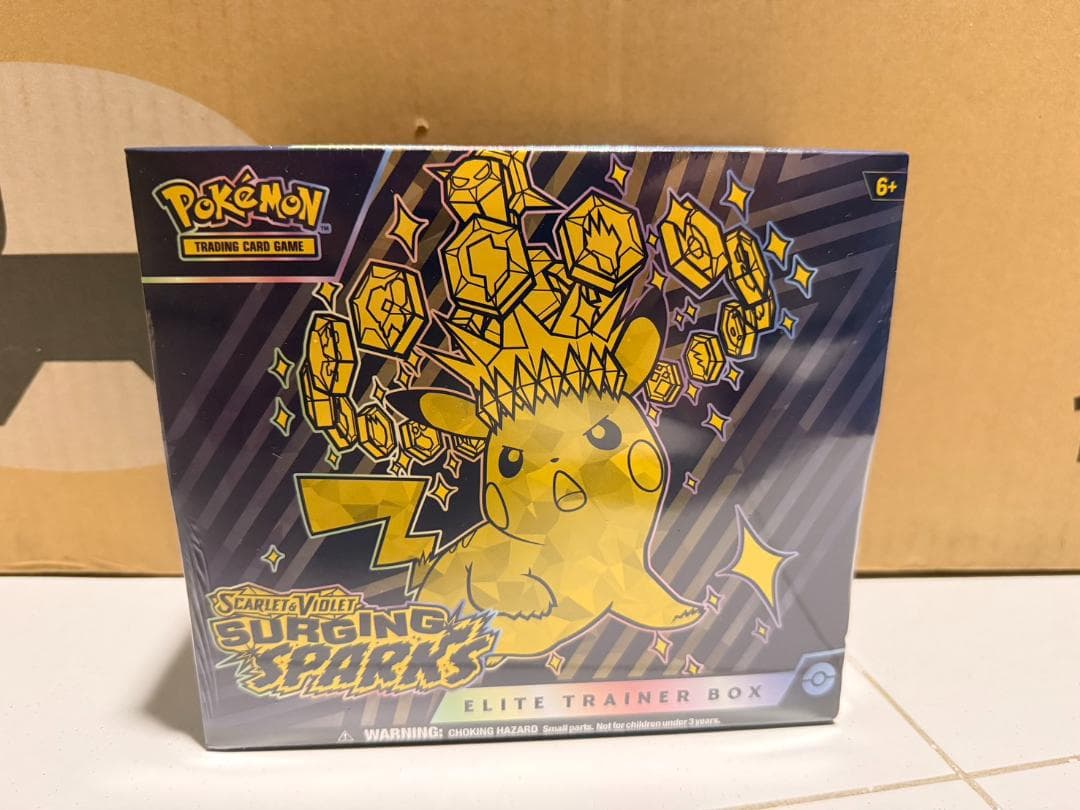 【海外版】ポケモンカード surging sparksエリートトレーナーボックス Pokémon TCG: Scarlet & Violet-Surging Sparks Pokémon Center Elite