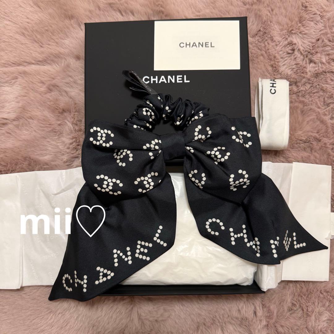 2025c ccマーク シュシュ ヘッドアクセサリー ヘアアクセサリー ヘアゴム k01446-9.jpg